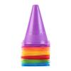 Seven-Color Plastic Marker Cones and Rings for Outdoor Sports Training