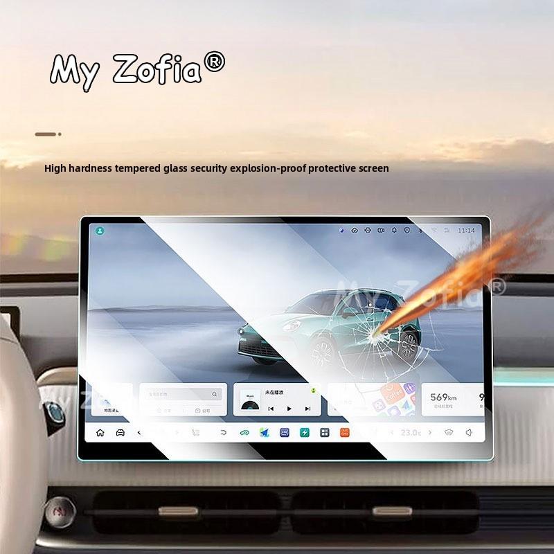 For GWM Ora 5 2025 2026 2027 High Transparency Anti-Burst Tempered Glass Screen Protector Car Cen Console Navigation Accessories