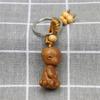 Versatile Buddhas Pendant Keychain Wealth Luck Keyring for Everyday Use