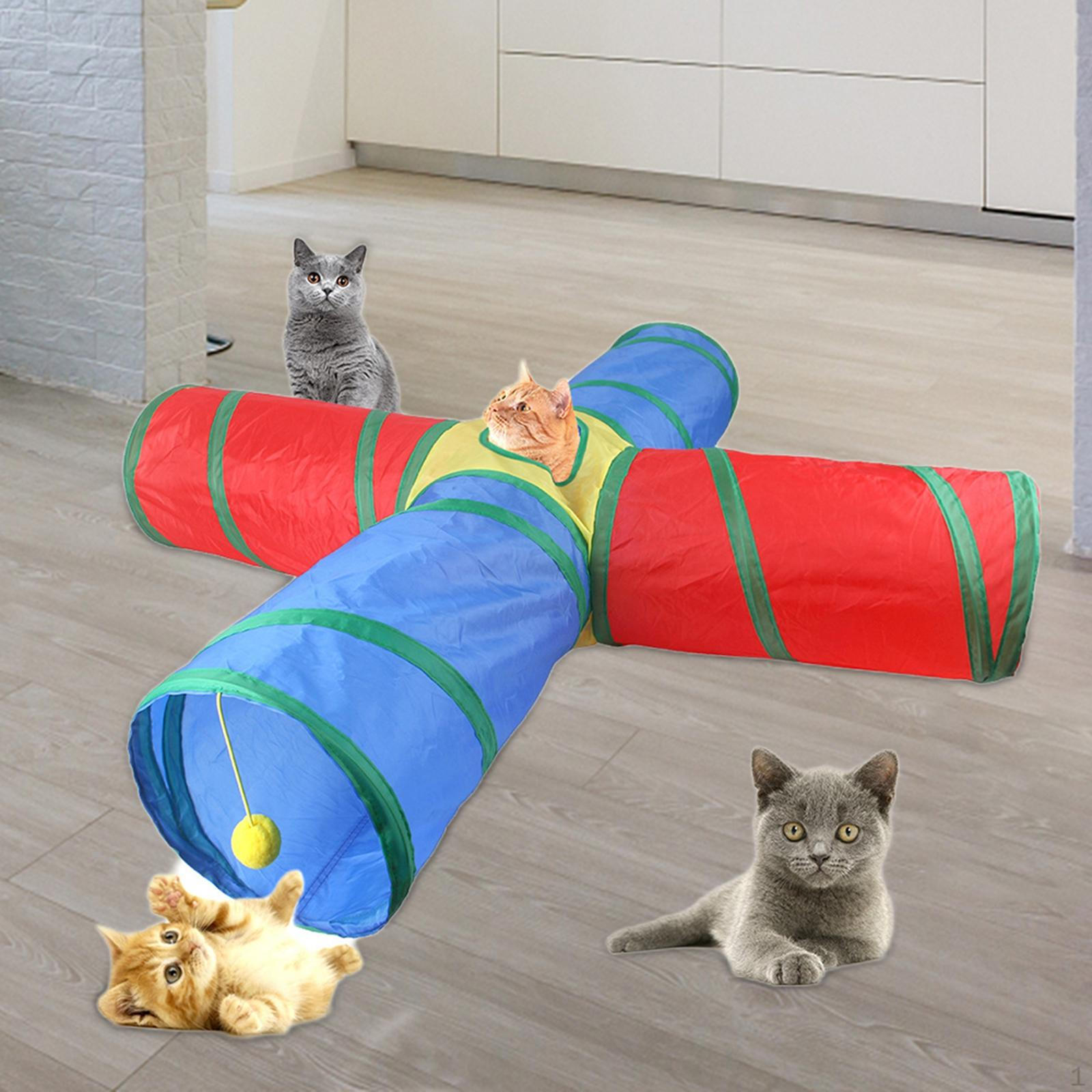 

Cat Tunnels Play toy for Puppy Indoor Passageway Tubes Hiding