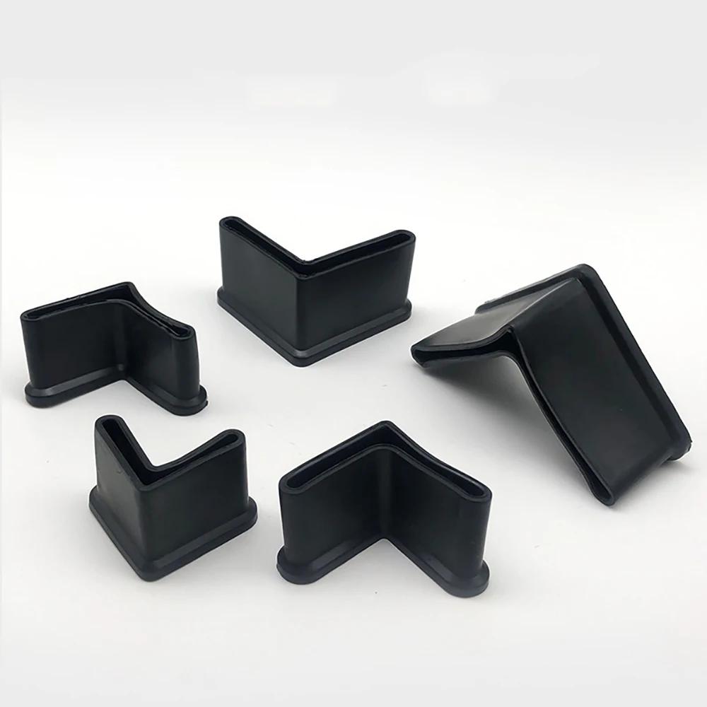 4-30 Sztuk Trójkątna Osłona 25 30 40 50L Miękka Gumowa Osłona PVC Korek do Nogi Stołu Podkładka pod Nogi Żelaznego Łóżka Kątownik Żelazny Typu L