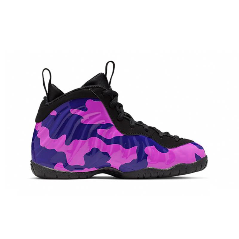 Nike Air Little Posite Pro Purple Camo PS Sneakers 843755-012