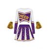 Uniformi da Cheerleading per Donna Adulta Set Outfit per Performance di Danza Costumi da Palco Stile Sexy Cheer