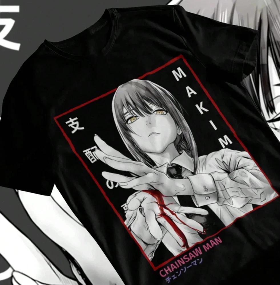 Funny Makima Chainsaw Tshirt Anime Unisex S