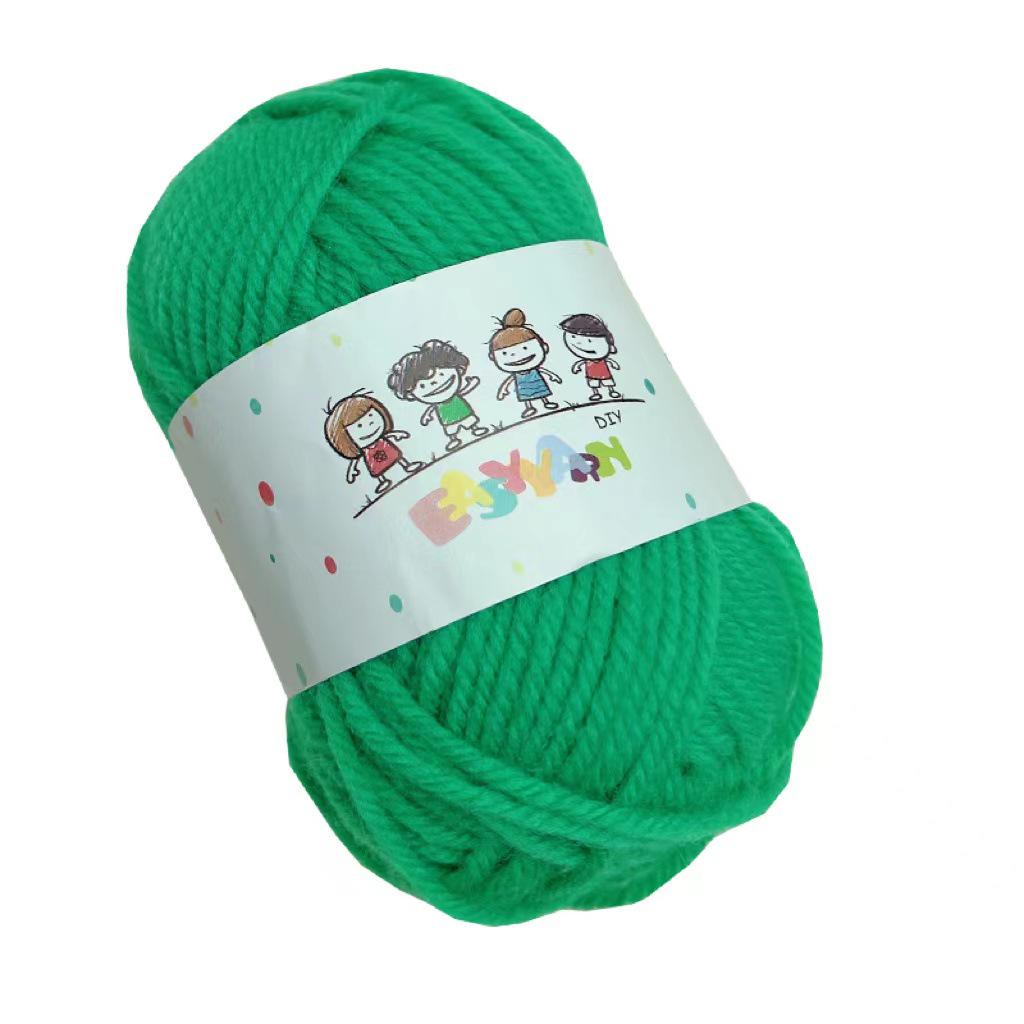 12-Color Children's DIY Yarn Balls for Kindergarten Weaving and Crafts