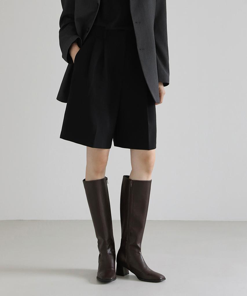 Sappun Neva Square Long Boots (5Cm)