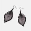 Fashion Black Ear Stud Vintage Bohemia Eardrop Stud Earrings Leaf Earrings Drop Earrings Ear Hook