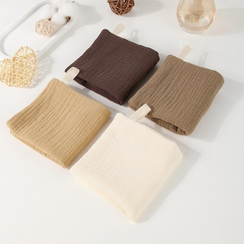 5Pcs Baby Wipes Cloths Handkerchief Square Drool Bibs Washcloths Nursing Towel Baby Wipe Breathable Face Towel for Baby