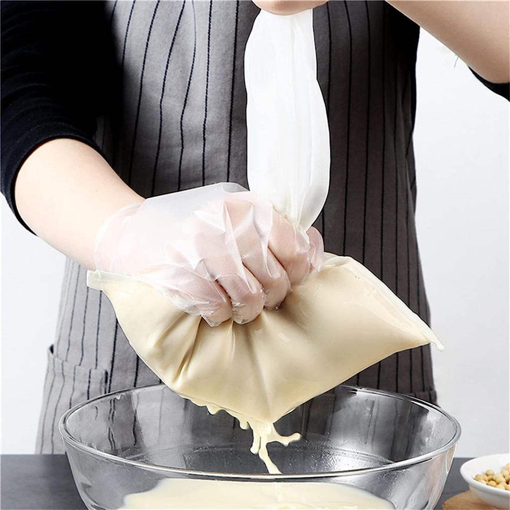 JJLFresheners Nut Milk Bags Reble Cheesecloth Strainer Fine Nylon Mesh Food Grade Medium