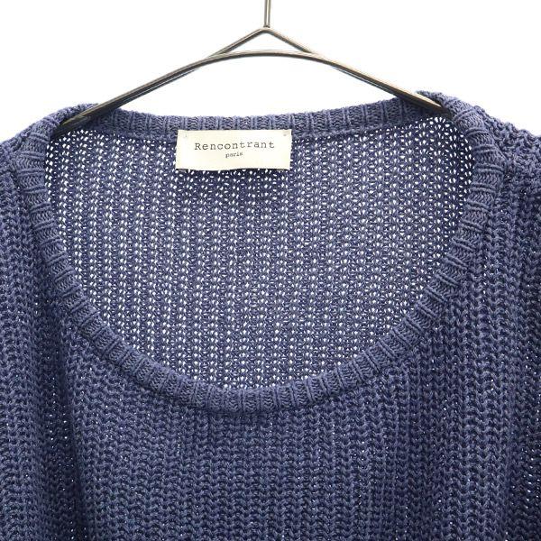 Întâlnire Tricot cu mânecă lungă M Pulover bleumarin Femei Folosit