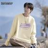 Men's Loose-Fit Pure Cotton Long-Sleeve T-Shirt