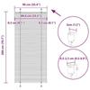 VidaXL Store Plissé Noir 90x200 Cm Largeur Du Tissu 89,4 Cm Polyester, Window Pleated Blind, Accordion Blind, Blind 4015158