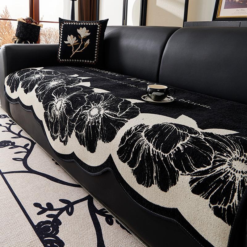 Special-Shaped Sofa Cushion Universal In All Seasons  New Sofa Seat Cushion Non-Slip Straight Row Three-Person High-End Cover Cloth Towel