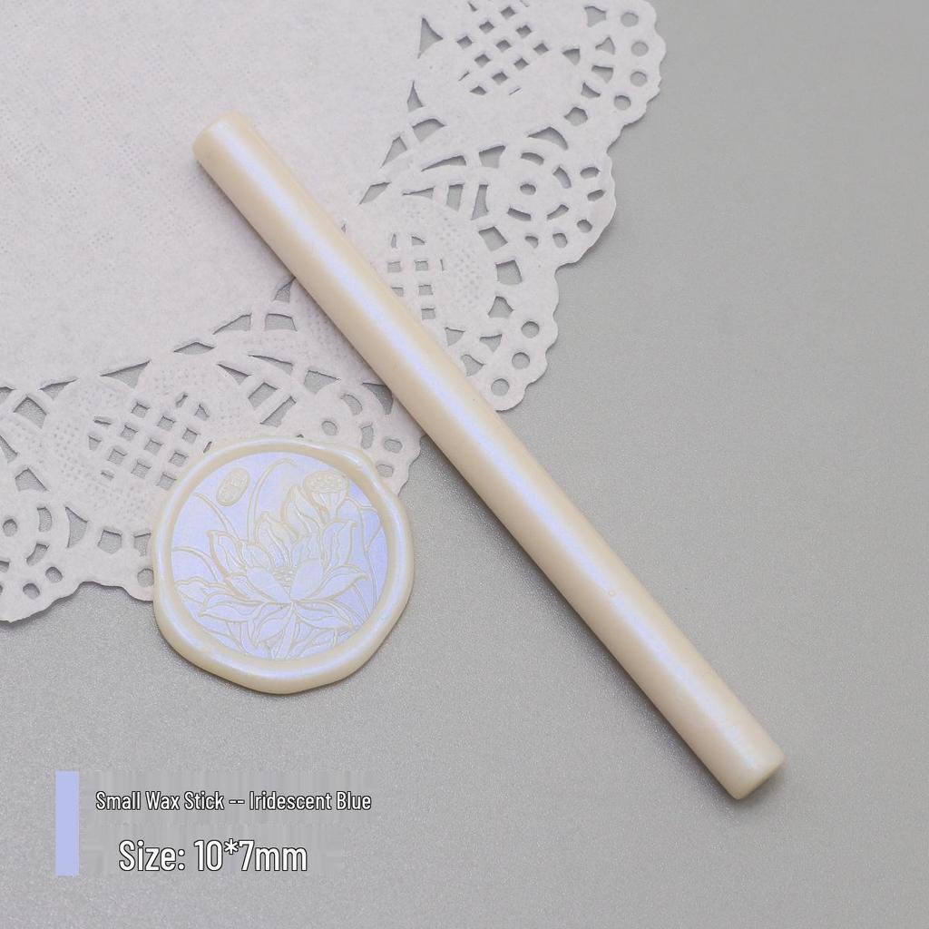 Bețișoare de Ceară de Sigiliu Mat Perlat, 125 Culori, 10x0.7cm, Compatibile cu Pistoale de Ceară, Culori Mixabile