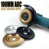 16/22mm Aperture 100mm Arc Angle Grinding Wheel Woods Shaping Grinding Discs Woodworking Sanding Wheel Rotary Abrasives