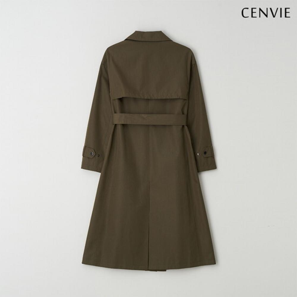 Senbi Milan Button Trench Coat 3 Color