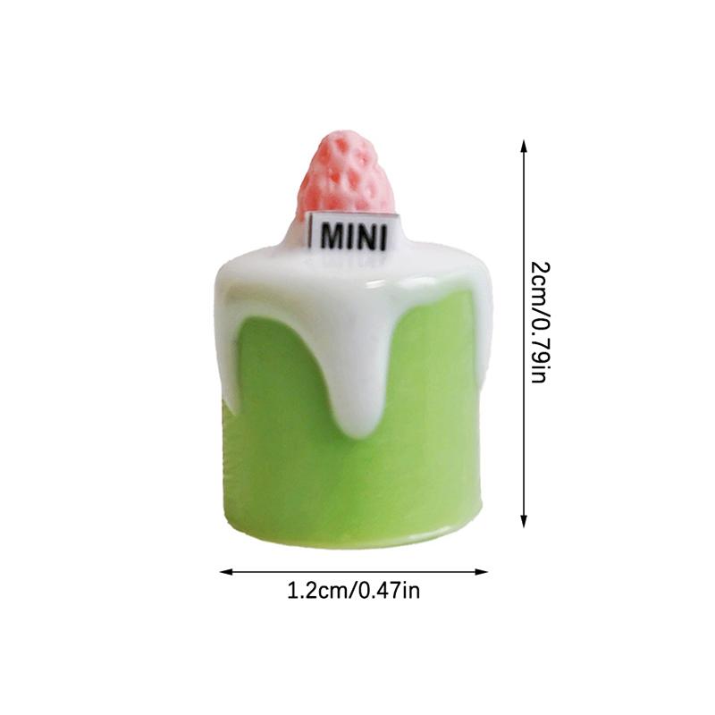 1/12 Dollhouse Simulation Dessert Cake Model Kitchen Food Decoration Dolls House Accessories Pretend Play Toys