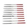 10Pcs Needle File Set Hardened Sturdy Durable Comfortable Handle Convenient Jewelry Files5x180mm