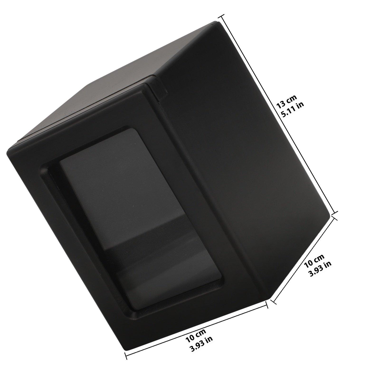 Small Wooden Pet Ashes Box Memorial Urn Portable Lightweight Pet Bone Ash Holder Cinerary Casket for Dog Urn чёрный