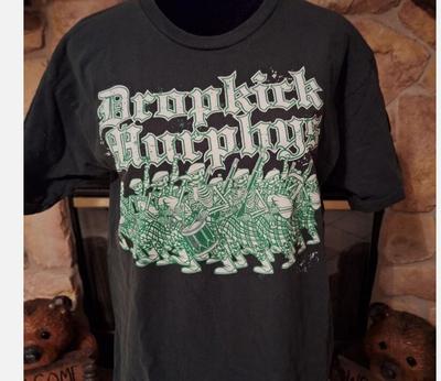 DropKick Murphys Band Retro Style Unisex Black T Shirt Classic