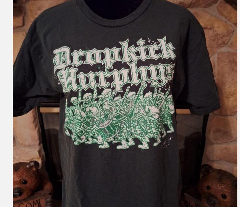 

DropKick Murphys band Retro style Unisex Black T shirt Classic M