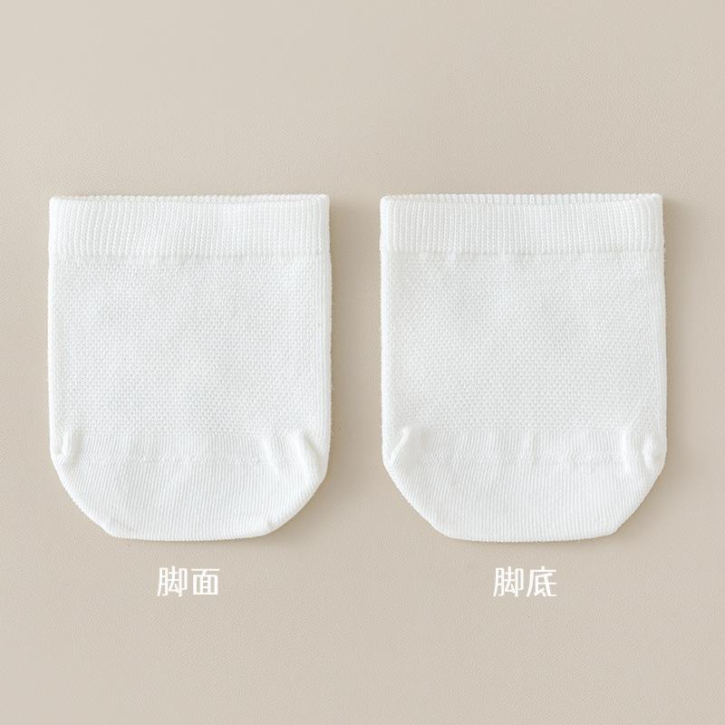 Female Summer Thin Cotton Non Slip Sweat Absorption Boneless Shallow Mouth Invisible Half Socks