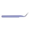 Curved Tweezers Accurately Efficient Medium Carbon Steel Fine Tip Tweezers for Sewing Scrapbook Sky Blue