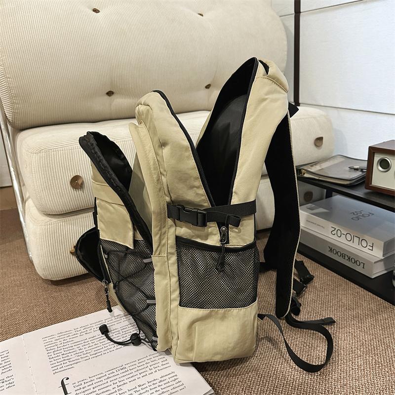 Fashion Backpack for Men & Women – Large Capacity School Bag with Multiple Pockets & Water Bottle Holder – Perfect for Daily Use