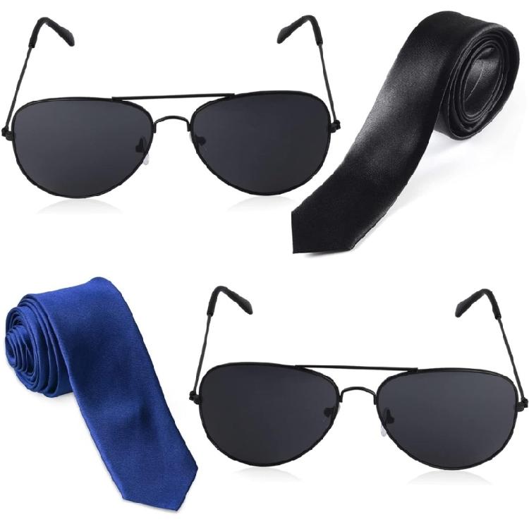 Captain Costume Accessories Captain Hat Uniform Epaulets Embroidered Applique Glasses Neck Tie for Men Cosplay