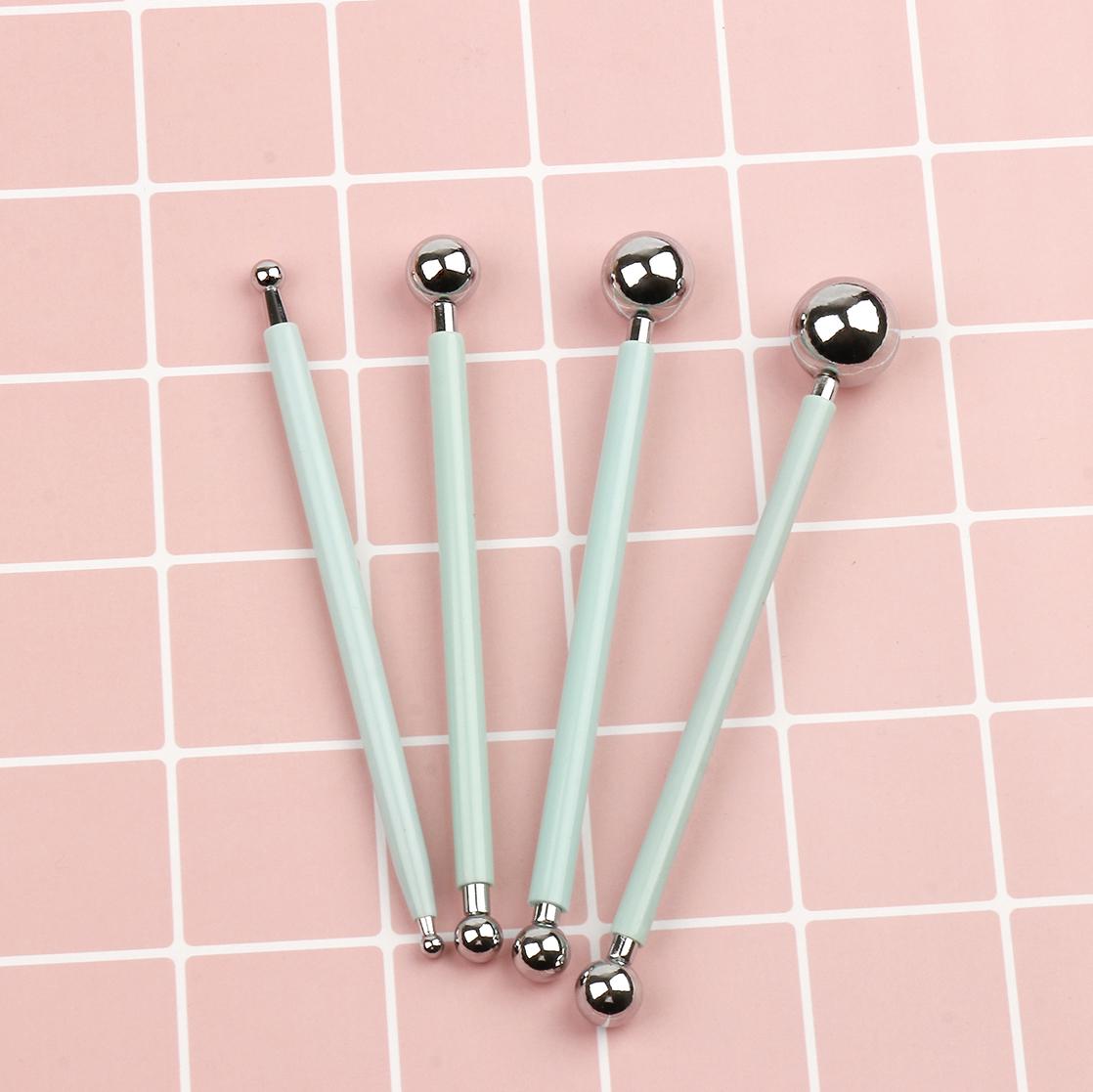 Silicone Soft Tip Double-Ended Dotting & Pressing Pen for Clay Sculpture