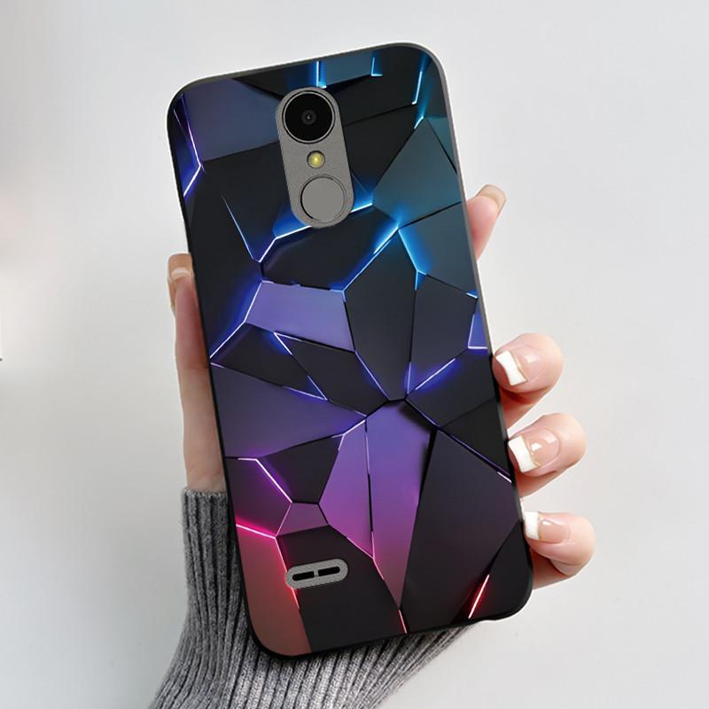 Casing For LG K4 2017 X230/LG K8 2017 X300 Slim Case Aesthetic Luxury Cute Cool Boys Girls Black Matte Soft Silicone Back Cover