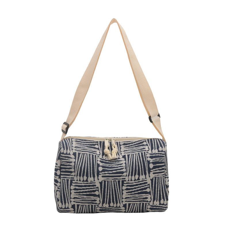 Stilvolle Canvas-Umhängetasche mit großer Kapazität für Damen in mehreren Farben, ideal für den täglichen Gebrauch