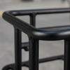 Metal Bike Basket Rounded Corners Rectangular Bike Basket Cycle Storage Rack Cylindrical Frame
