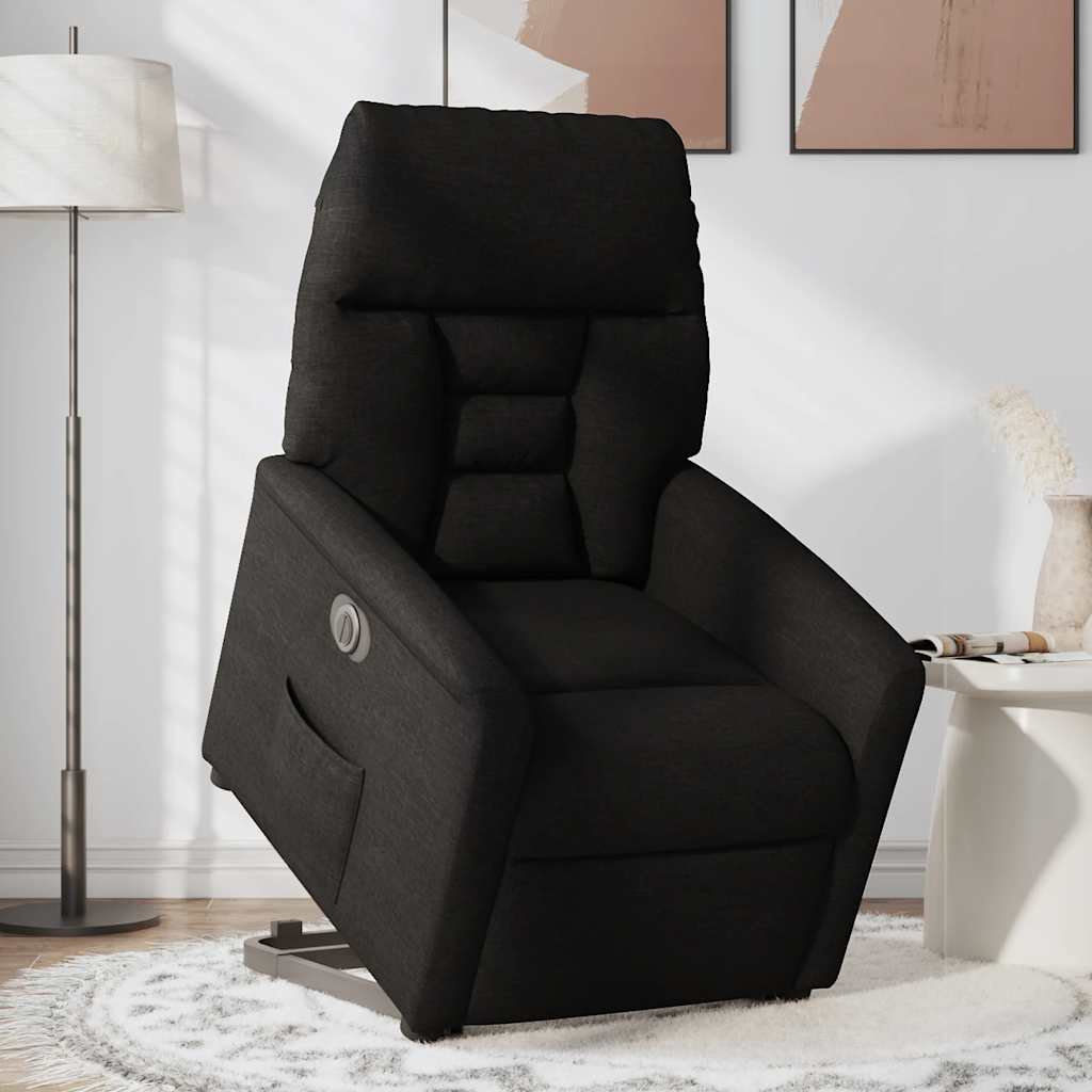 Lift-Up Massage Chair, Electric, Reclining, Black