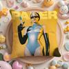 N-Noah Singer C-Cyrus Cushion Cover Home & Car Multi-Scene Pillow Cover - Reversible, Soft & Durable for Daily Use