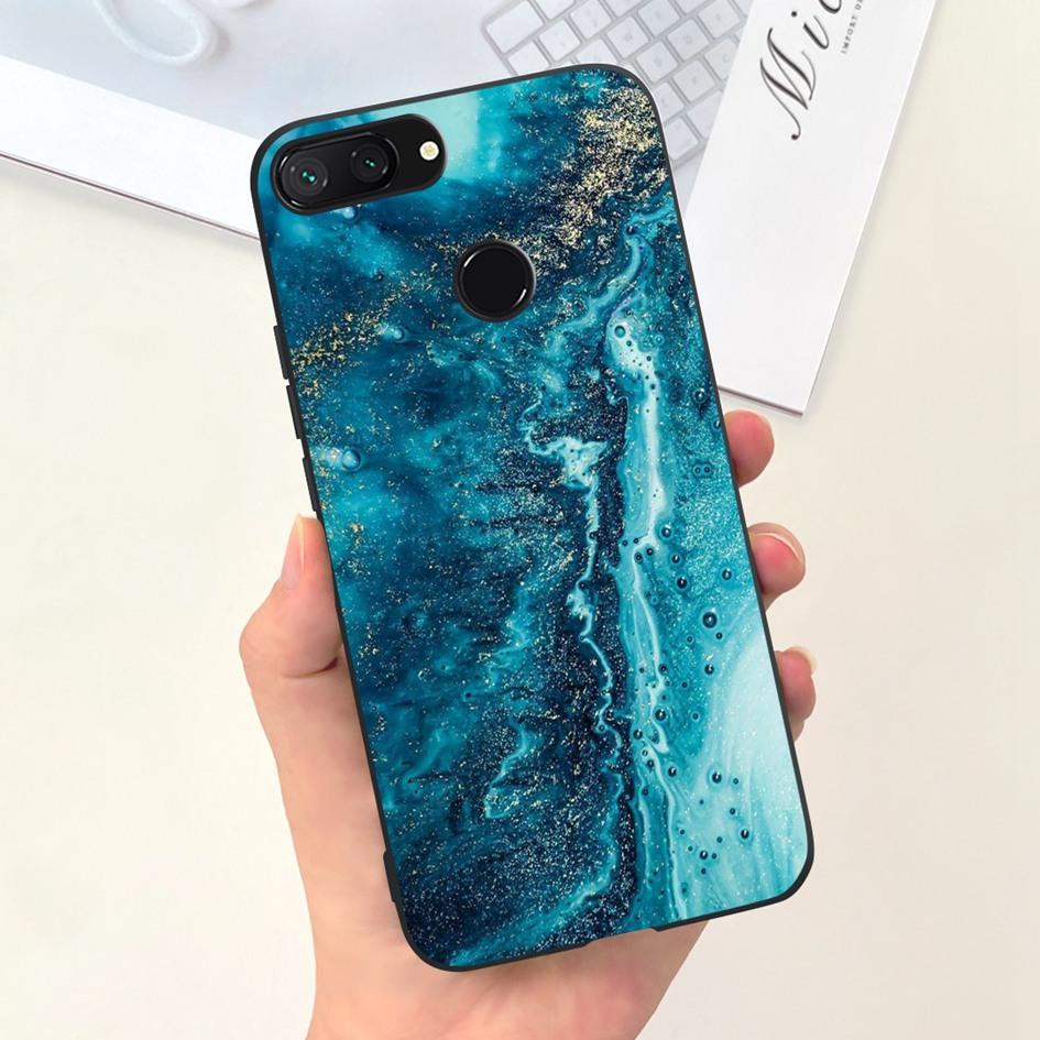 Für Xiaomi Mi 8 Lite Hülle 6,26" Mode Landschaft Mädchen Bumper Weiche Silikon Handyhülle Für Xiomi Mi 8 Lite Funda Mi8Lite Tasche