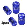 TQ012Car Wheel Tire Valve Caps Tyre Stem Covers Airdust Waterproof For Ford Focus 2 3 MK1 MK2 Fusion Escape Kuga Mondeo Accessories