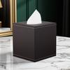 Square Toilet Paper Holder Creative Tissue Box for Home Living Room Coffee Table Hotel Decorative Roll Paper Tube Multifunctiona