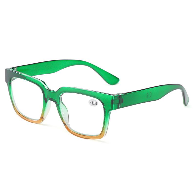 

Stylish European & American Thick Frame Anti-Blue Light Reading Glasses: Large, Fashionable & Versatile Lenses 350