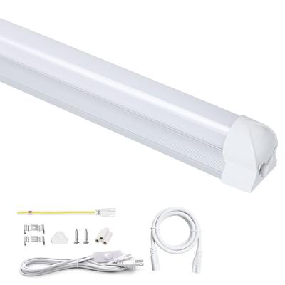 1500LM Ultra-vysoký jas, 9,5W Ultra energeticky úsporná, Integrované svítidlo LED zářivka, Rovná trubice T8, Ekvivalent 20W, Denní bílá,