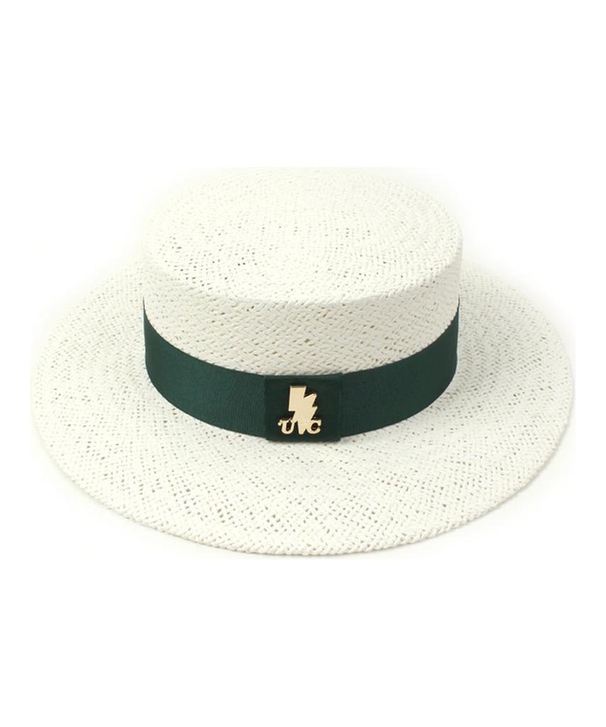 Yunibeosyeolkemiseuteuli Green Line White Panama Hat Panama Hat