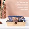 DIY Wooden 5D Diamond Art Diamond Art Storage Box DIY 5D Craft Jewelry Box for Adults Rings Beads and Jewelry Accessories