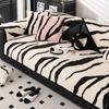 Plush Sofa Cushion  New Fashion Cushion Thickened Warm Straight Row Leather Sofa Anti-Slip Cover Cloth Towel Light Luxury