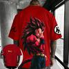 Anime T-shirt Summer Printed Men's Street Hip Hop Casual Top