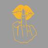 Give You a Kiss Like a Middle Finger Creative&funny Stickers for Cartoon Fans&lover,high Quality for Car Trucks Motorcycles