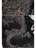 T-shirt Trendy da Uomo a Maniche Corte con Drago di Strass - Stile Celebrità Estivo