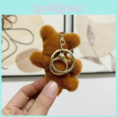 Charming Plush Teddy Bear Keychain Lovable Soft Toy Perfect Gift