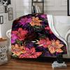 1pc Floral Pattern Blanket Warm, Cozy, And Soft, Suitable for Sofas, Beds, Cars, And Office Use.Perfect for Camping And Travel, Making It a Great Gift