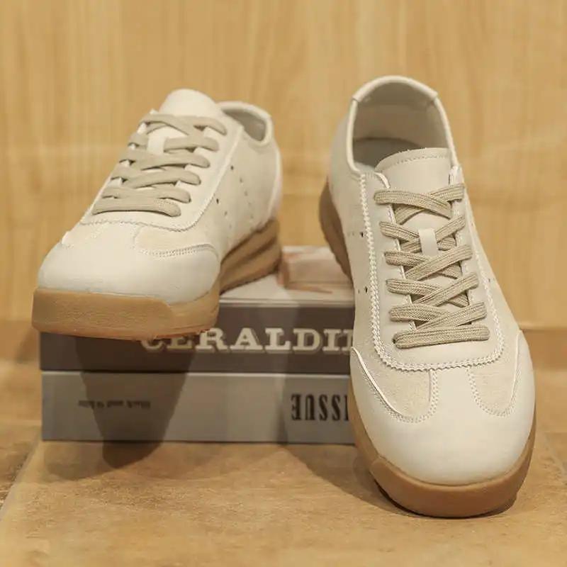 Round Nose Low Sneakers Men's Vip Casual Men's Shose Shoes 12 Size Sports 2025summer Retro Novelty Super Comfortable