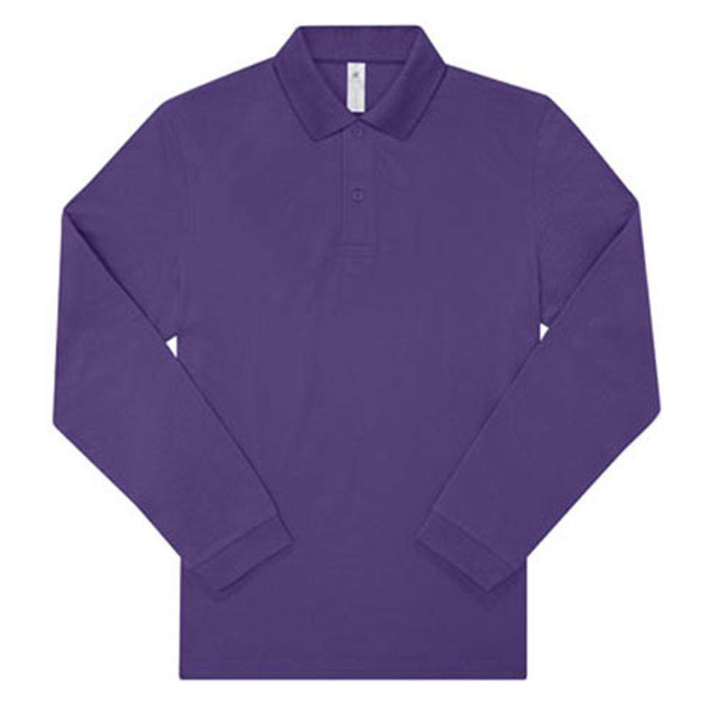 B&C Unisex Adult My Polo 180 Long-Sleeved Polo Shirt